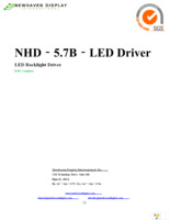 NHD-5.7B-LED DRIVER Page 1